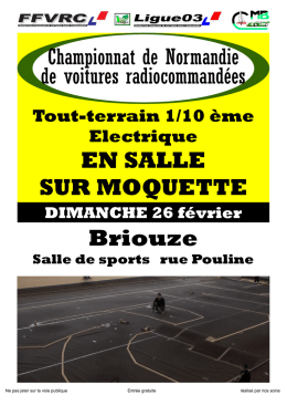 EN SALLE SUR MOQUETTE Briouze