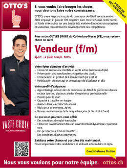Vendeur (f/m)