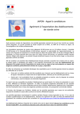 JAPON - FranceAgriMer