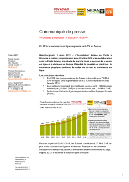 Communiqué de presse