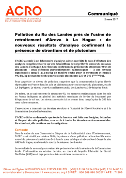 Voir le communiqué complet en version PDF