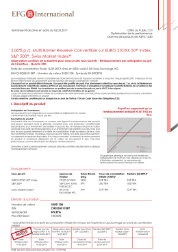 5.00% p.a. Multi Barrier Reverse Convertible sur EURO STOXX 50