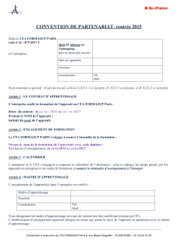 - CFA FORMASUP Paris