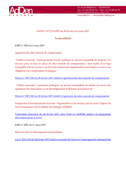 Lire l`actualité du 28 février au 2 mars 2017