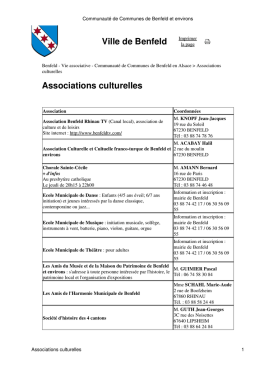 Associations culturelles