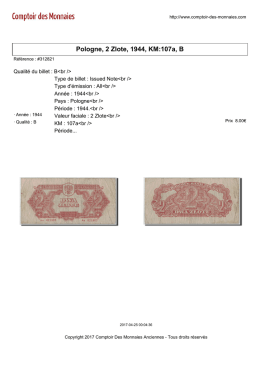 Pologne, 2 Zlote, 1944, KM:107a, B