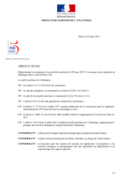 goulet de Brest 09 mars 2017 - Pr&eacute;fecture maritime Atlantique