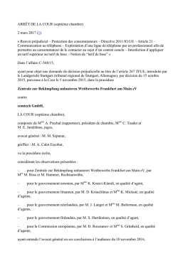 ARRÊT DE LA COUR (septième chambre) 2 mars