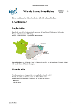 Ville de Luxeuil-les