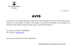 Avis - recherche pommes anciennes