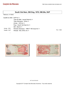 South Viet Nam, 500 Dng, 1970, KM:28a, SUP