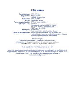 Infos légales