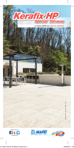 Flyer Kerafix HP Spécial Terrasse