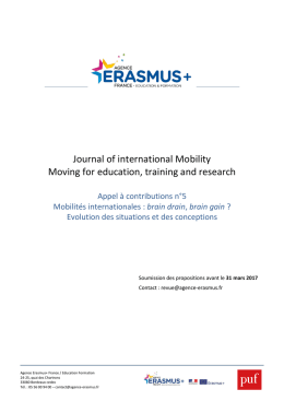 Appel à contributions