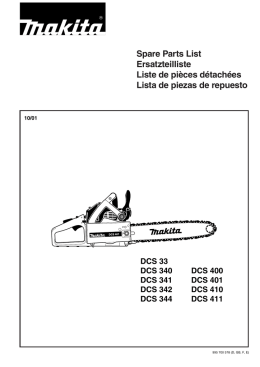Spare Parts List Ersatzteilliste Liste de pi&egrave;ces d&eacute;tach&eacute;es Lista de