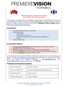 PREMIERE VISION ISTANBUL 2017