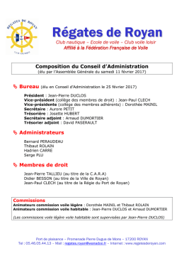 Conseil d`Administration