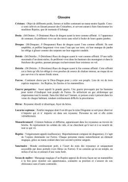 Glossaire