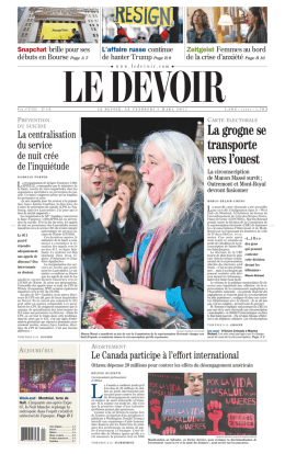 La une du jour