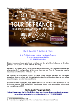 Invitation - Douane.gouv.fr
