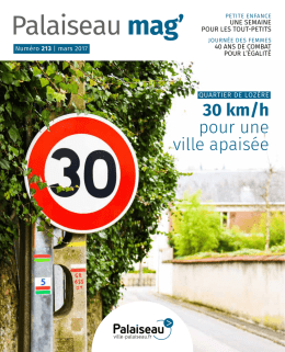 Palaiseau Mag n°213 - Mars 2017