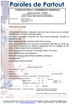 ICI - Paroles de Partout