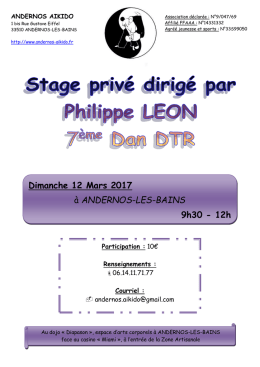 Dimanche 12 Mars 2017 &agrave; ANDERNOS-LES-BAINS 9h30