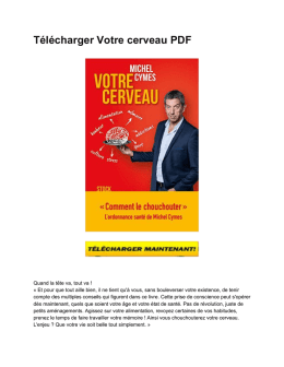 T&eacute;l&eacute;charger Votre cerveau PDF