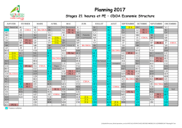 Télécharger le planning des stages 21 heures