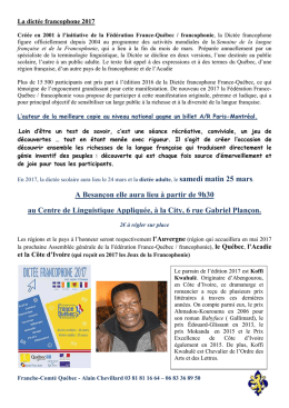 Lire la suite - Association Franche