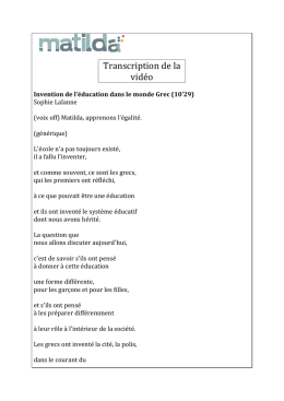 Télécharger la transcription Fichier
