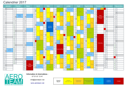 Calendrier 2017