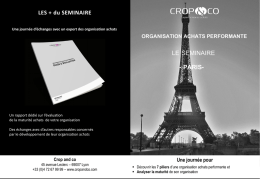 Programme - Crop and co