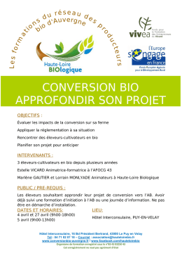 BI_F3T - P&ocirc;le Conversion Bio Auvergne