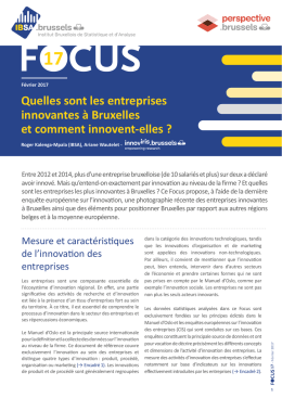 Quelles sont les entreprises innovantes à Bruxelles et