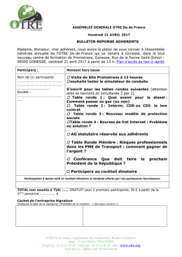vous inscrire