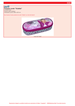 52301 Trousse ronde "Violetta"