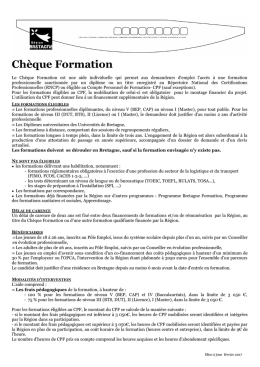 Fiche Ch&egrave;que Formation 168.6 KB