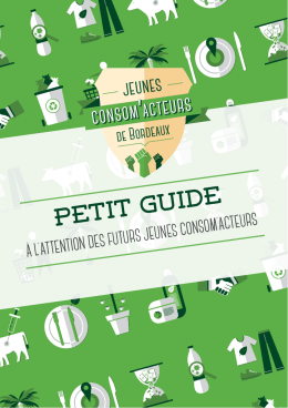 Télécharger le guide - Les jeunes consom`acteurs