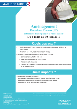 Pour plus d`informations - Mairie du 10e