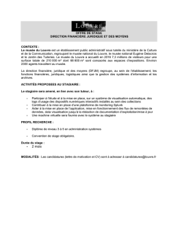 Stage conventionn&eacute; &agrave; la direction juridique