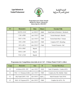 Voir programme