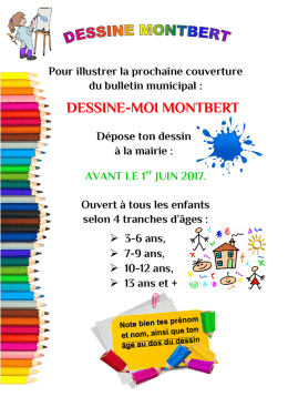 Pour illustrer la prochaine couverture du bulletin municipal : Dépose