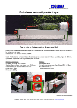 Emballeuse &eacute;lectrique