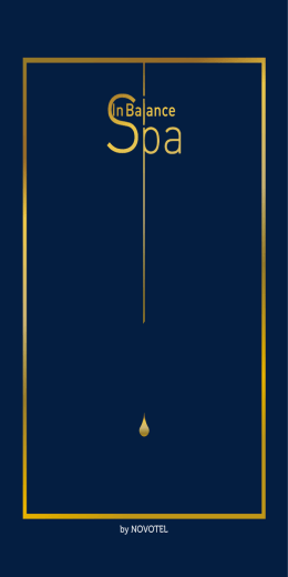 T&eacute;l&eacute;charger notre brochure - Spa in Balance Novotel Rennes