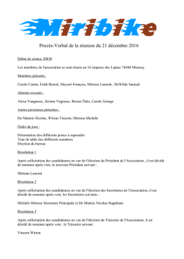 PV du 21 décembre 2016