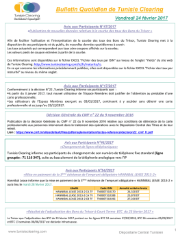 Bulletin quotidien de TC