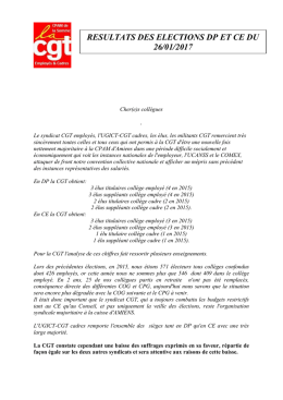 resultats elections ce dp 2017