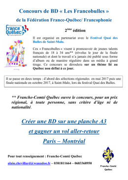 Lire la suite - Association Franche