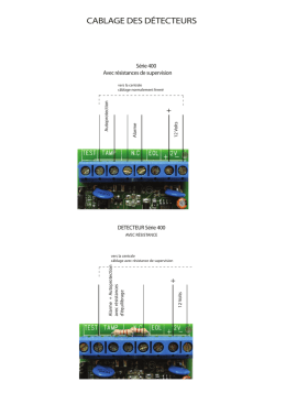 Cablage des déteCteurs